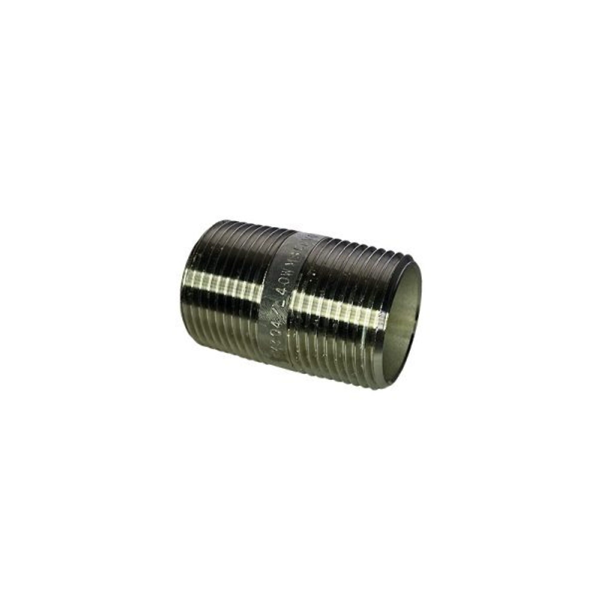 Rhino Tuff Tank Nipple Stainless Steel 1" X 2" MXM
